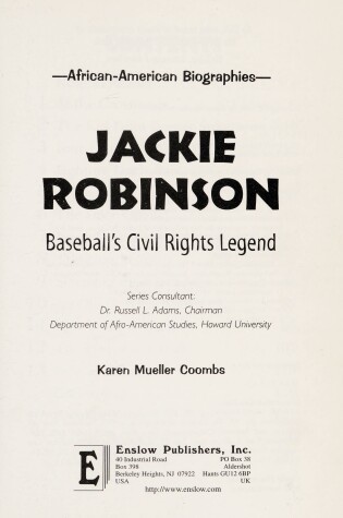 Cover of Jackie Robinson