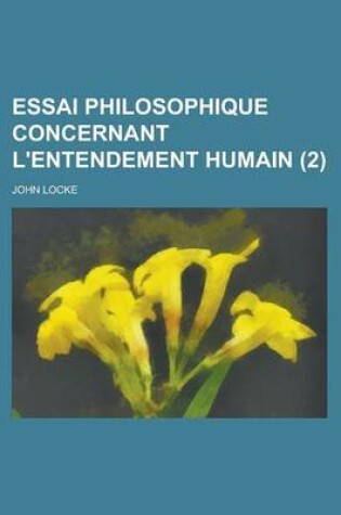 Cover of Essai Philosophique Concernant L'Entendement Humain (2)