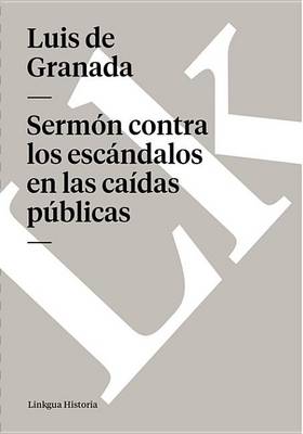 Book cover for Sermon Contra Los Escandalos En Las Caidas Publicas