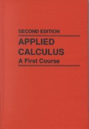 Book cover for Applied Calculus