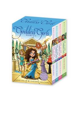 Book cover for Goddess Girls Books #1-4 (Charm Bracelet Inside!)