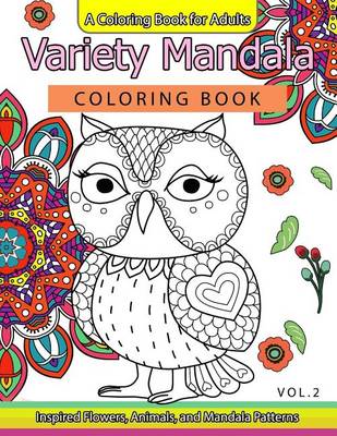 Book cover for Variety Mandala Coloring Book Vol.2