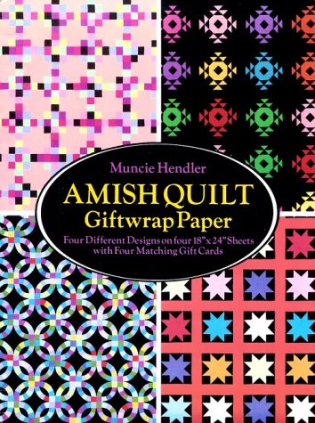 Book cover for Amish Quilt Giftwrap Paper