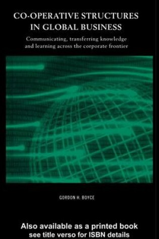 Cover of Co-Operative Structures in Global Business