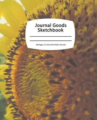 Book cover for Journal Goods Sketchbook - Bee Sunflower