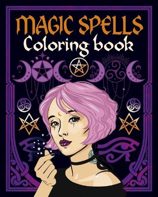 Book cover for Magic Spells Coloring Book