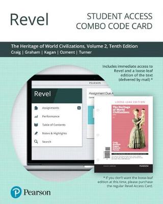 Book cover for Revel for the Heritage of World Civilizations, Volume 2 -- Combo Access Card