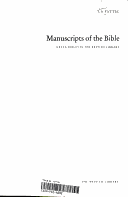 Cover of Manuscripts of the Bible