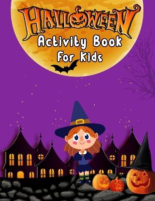 Book cover for Halloween Activity Book for Kids