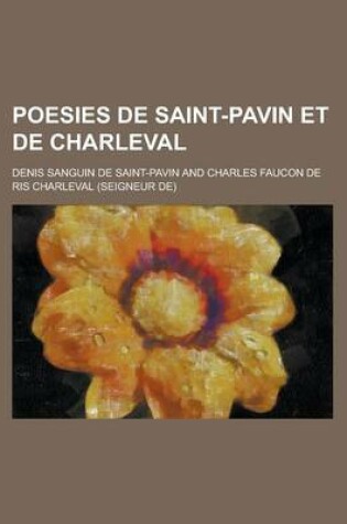 Cover of Poesies de Saint-Pavin Et de Charleval