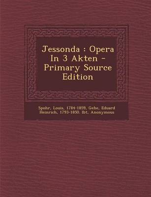 Book cover for Jessonda