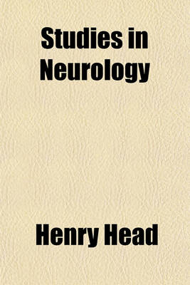 Book cover for Studies in Neurology