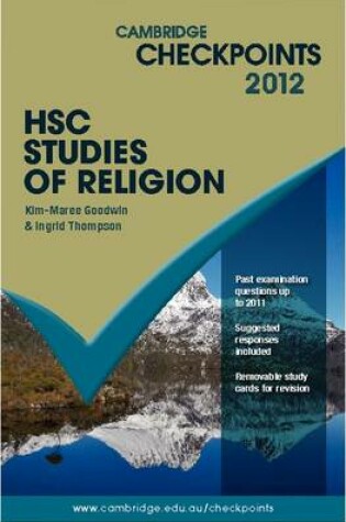 Cover of Cambridge Checkpoints HSC Studies of Religion 2012