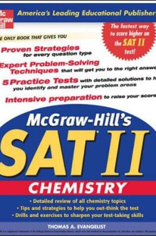 Cover of McGraw-Hill's SAT Subject Test: Chemistry