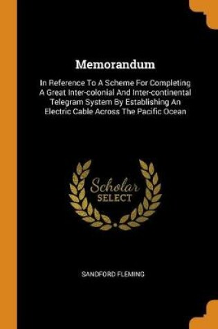 Cover of Memorandum