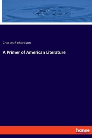 Cover of A Primer of American Literature