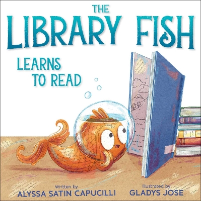 Book cover for The Library Fish Learns to Read