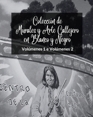 Book cover for Colección de Murales y Arte Callejero en Blanco y Negro - Volúmenes 1 y 2