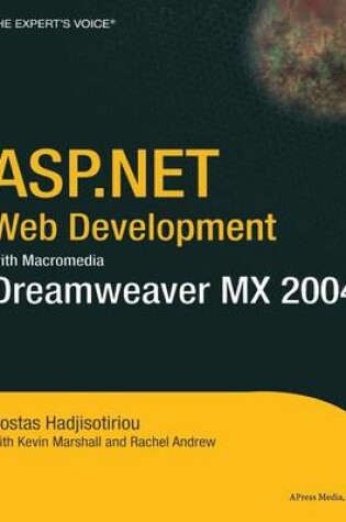 Cover of ASP.NET Web Development with Macromedia Dreamweaver MX 2004