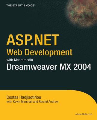 Book cover for ASP.NET Web Development with Macromedia Dreamweaver MX 2004