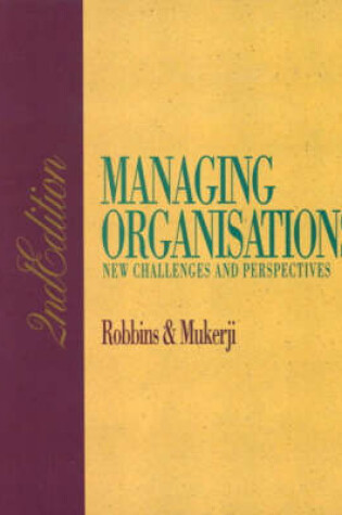 Cover of Managing Organisations