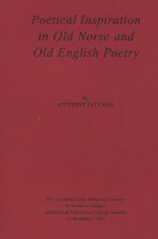 Cover of Poetical Inspiration in Old Norse and Old English Poetry