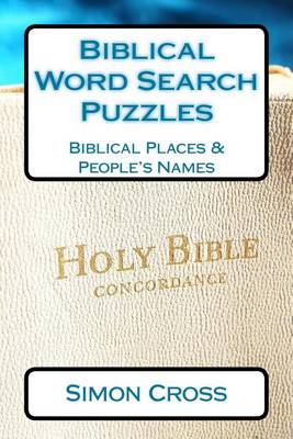 Book cover for Biblical Word Search Puzzles