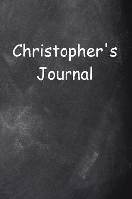 Cover of Christopher Personalized Name Journal Custom Name Gift Idea Christopher