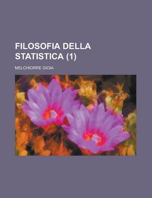 Book cover for Filosofia Della Statistica (1 )