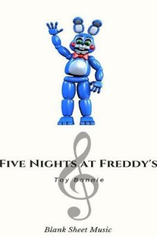 Cover of Toy Bonnie Blank Sheet Music Five Night at Freddy's