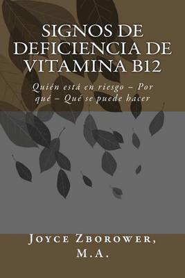 Book cover for Signos de Deficiencia de Vitamina B12