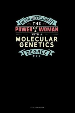 Cover of Never Underestimate The Power Of A Woman With A Molecular Genetics Degree