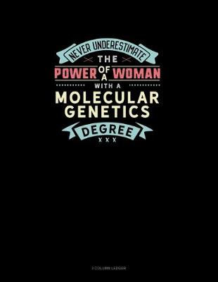 Cover of Never Underestimate The Power Of A Woman With A Molecular Genetics Degree