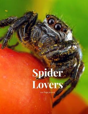 Book cover for Spider Lovers 100 page Journal