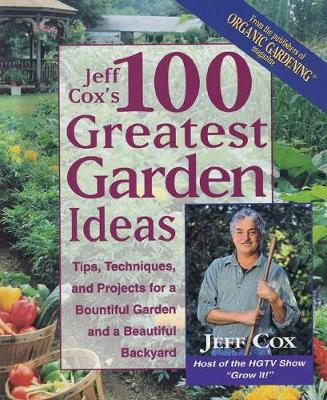 Book cover for Jeff Cox 100 Greatest Garden Ideas