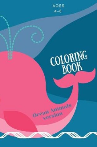 Cover of Coloring book with ocean animals