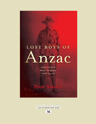 Book cover for Lost Boys of Anzac