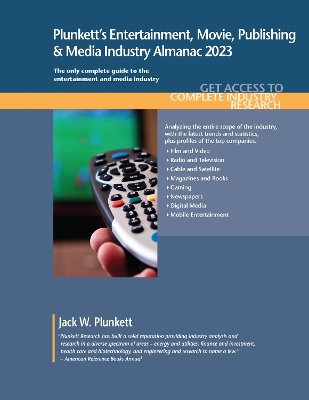 Book cover for Plunkett's Entertainment, Movie, Publishing & Media Industry Almanac 2023