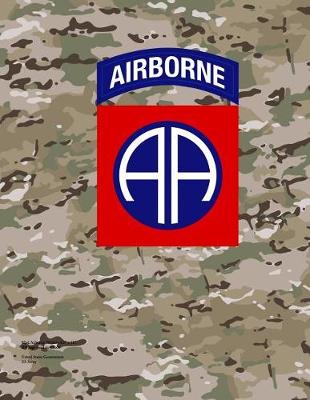 Book cover for 82nd Airborne Division 8.5 X 11 200 Page Lined Notebook