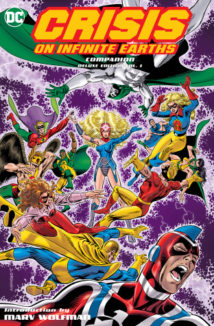 Book cover for Crisis on Infinite Earths Companion Deluxe Edition Volume 1