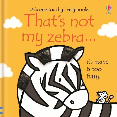 Book cover for That's not my zebra…