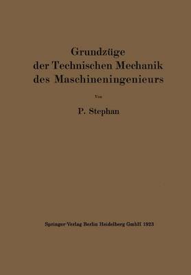 Book cover for Grundzuge Der Technischen Mechanik Des Maschineningenieurs