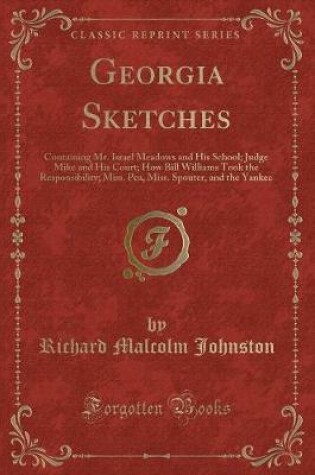 Cover of Georgia Sketches