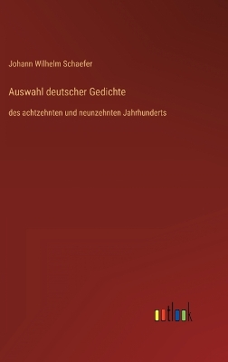 Book cover for Auswahl deutscher Gedichte