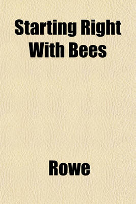 Book cover for Starting Right with Bees