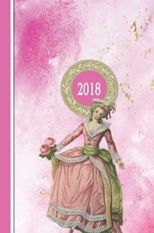 Cover of 2018 Diary Pink Dancing Lady