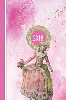 Book cover for 2018 Diary Pink Dancing Lady