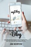 Book cover for How to start a Blog