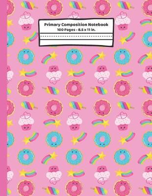 Book cover for Donuts Primary Composition Notebook