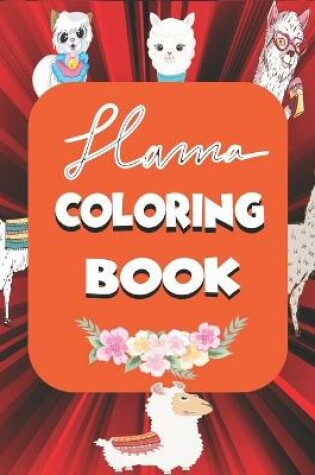 Cover of Llama Coloring Book